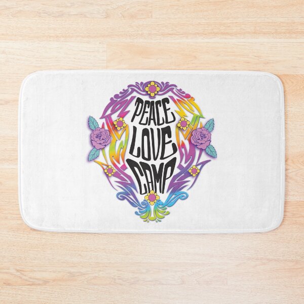 Item preview, PEACE LOVE CAMP PSYCHEDELIC RAINBOW designed and sold by KUSTOM CAMP CREATIVES.