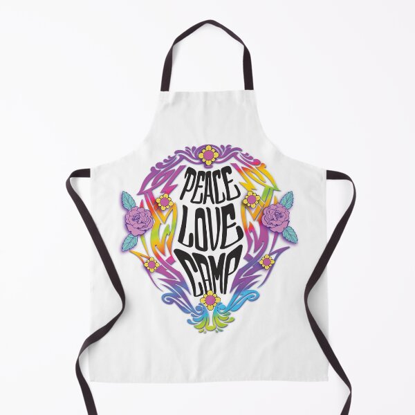 Item preview, PEACE LOVE CAMP PSYCHEDELIC RAINBOW designed and sold by KUSTOM CAMP CREATIVES.