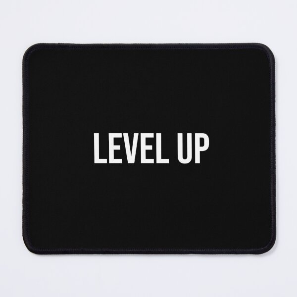 Item preview, Level Up - White Text Logo designed and sold by SilentReign39.