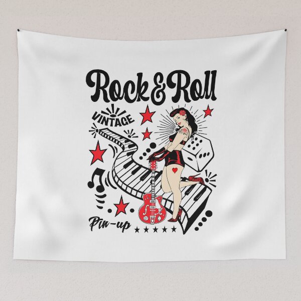Item preview, Rockabilly Pin Up Girl 1950s Sock Hop Party Rock and Roll 50s designed and sold by MemphisCenter.