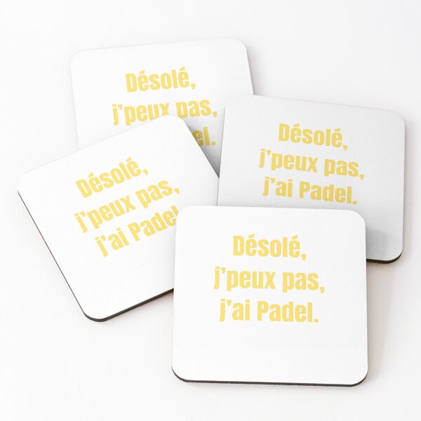 Item preview, Humorous Padel T-shirt - Sorry I can't, I have Padel designed and sold by La-Mode-2-Chris.