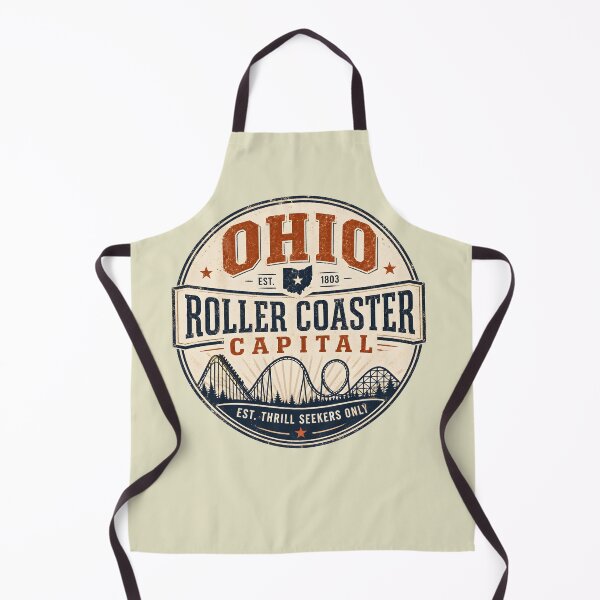 Item preview, Ohio Roller Coaster Capital | Vintage Thrill Ride Emblem designed and sold by Coaster Culture Industries.