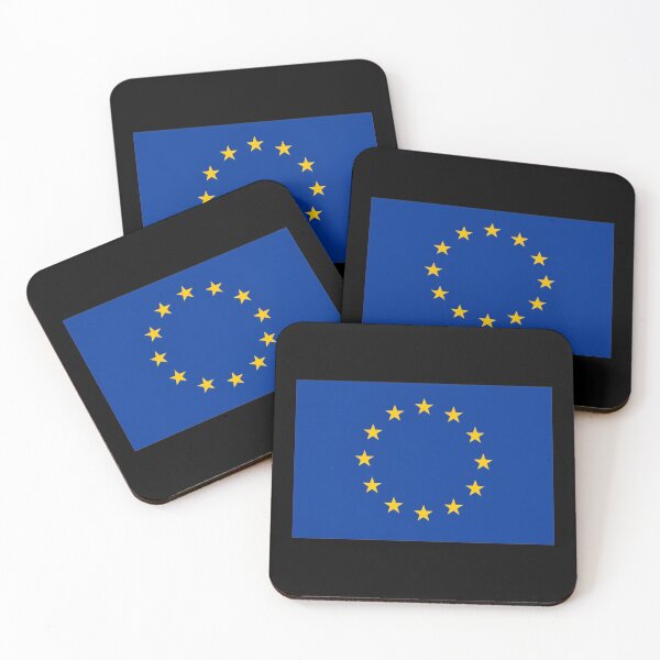 Aperçu de l'œuvre Union européenne ~ Drapeau de l'UE créée et vendue par NoThoughtsCat.