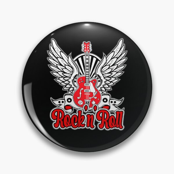 Item preview, Rockabilly Bikers Retro Rockers Vintage Rock and Roll Guitar designed and sold by MemphisCenter.