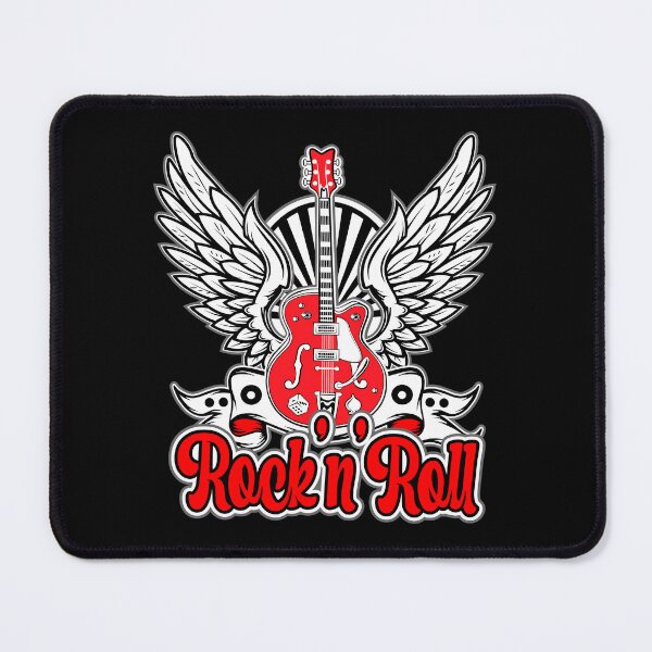 Item preview, Rockabilly Bikers Retro Rockers Vintage Rock and Roll Guitar designed and sold by MemphisCenter.