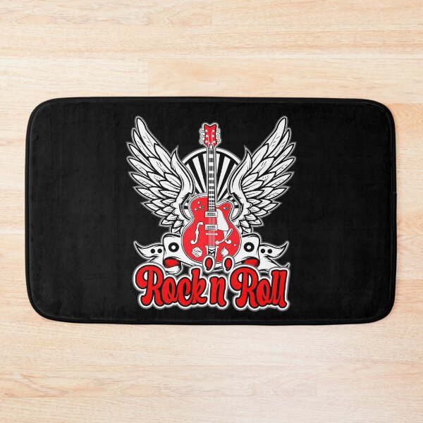 Item preview, Rockabilly Bikers Retro Rockers Vintage Rock and Roll Guitar designed and sold by MemphisCenter.