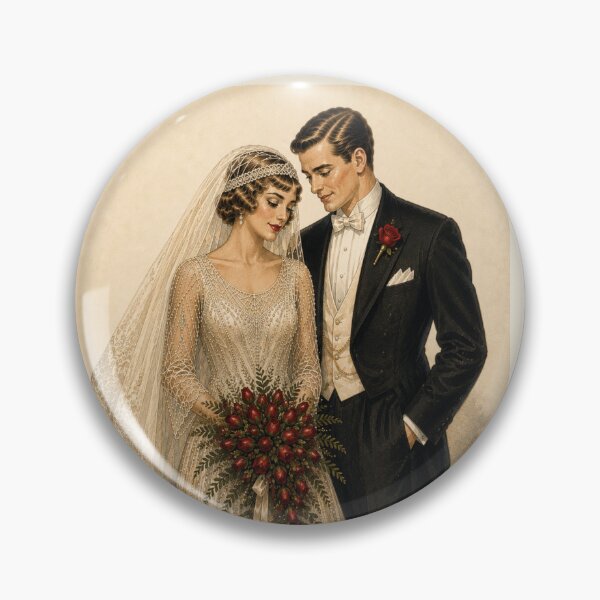 Item preview, On Your Wedding Day – 1920s Art Deco Wedding Card designed and sold by Novel Works Studio.