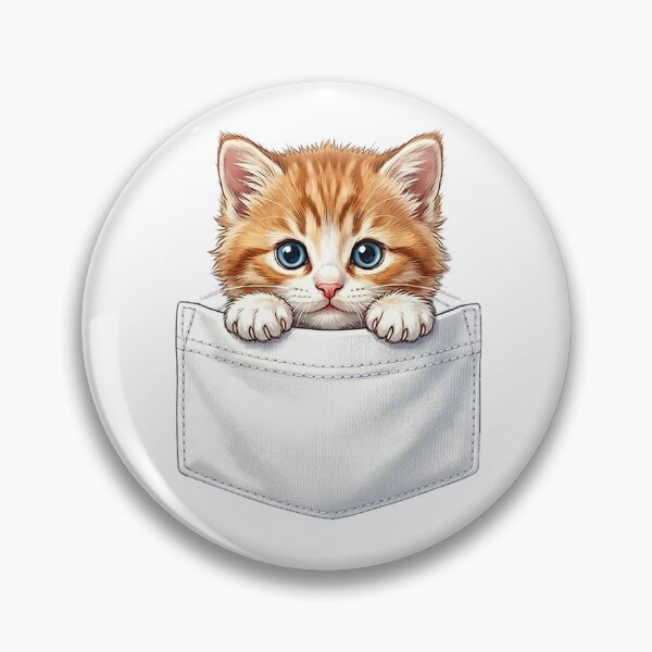 Item preview, Cute Kitten in Pocket designed and sold by susiecc.