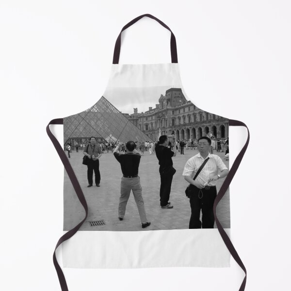 Item preview, Tourist At The Louvre Pyramid - | Michael Welch 'Floridian in Paris' designed and sold by mwdrum.