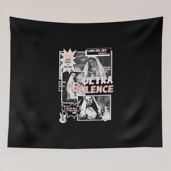 Item preview, Lana Del Rey Ultraviolence Comic Poster designed and sold by Dimeure-ART.