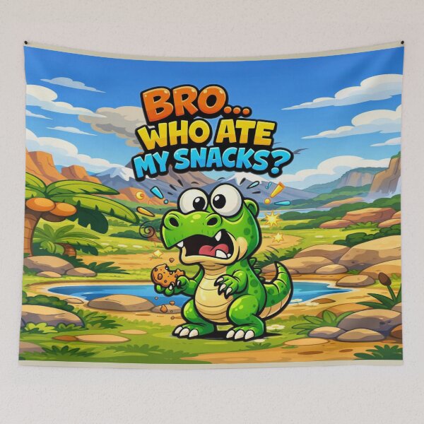 Item preview, Title: Bro, Who Ate My Snacks? designed and sold by MysticOzzy.