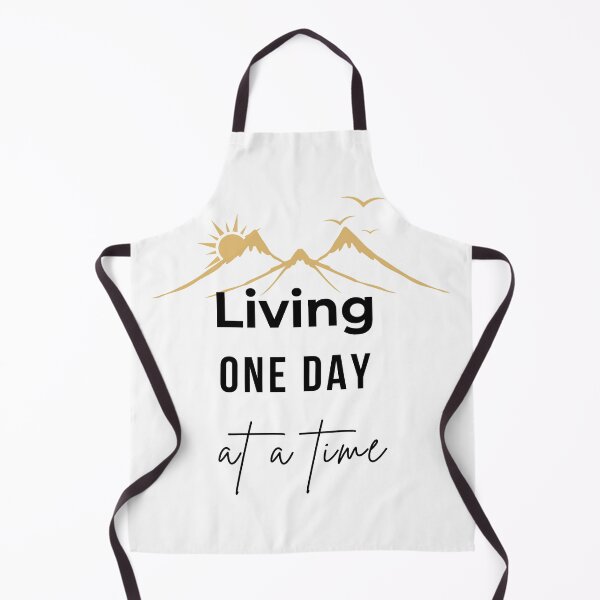Item preview, Living One Day At A Time Minimalist Typography designed and sold by Satech Creative Hands.