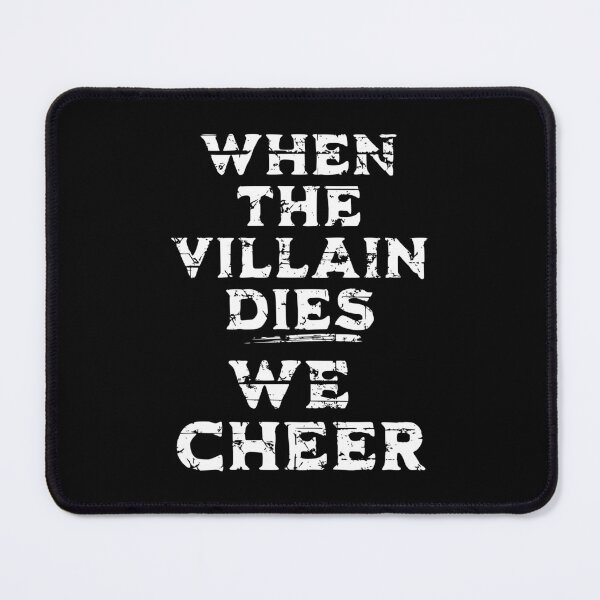 Item preview, When The Villain Dies We Cheer Vintage Statement Design designed and sold by EthosWear.
