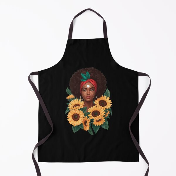 Item preview, Juneteenth African American Black History Queen Sunflower designed and sold by sailorjessiArt.