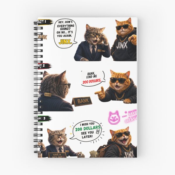 Item preview, Funny Cat Bank Loan Meme – Jinx Needs $200 sec part  designed and sold by nexargraphics.