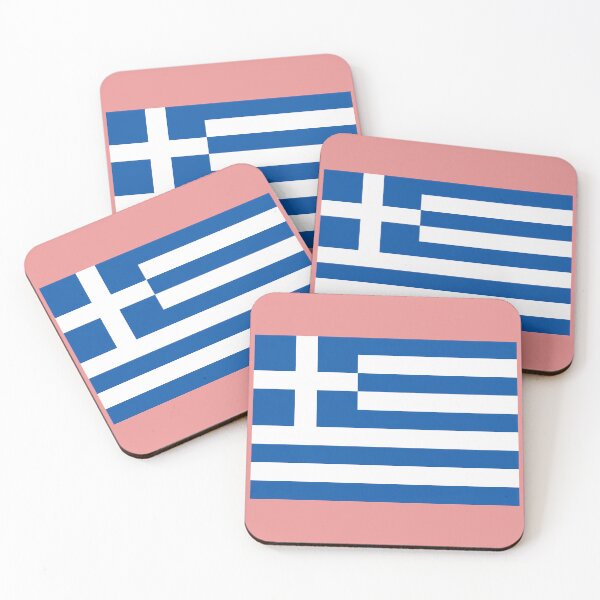 Item preview, Greek National Flag - Greece designed and sold by NoThoughtsCat.