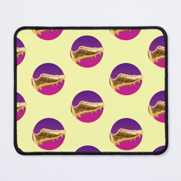 Item preview, Golden football boot, top scorer in front of a purple moon designed and sold by Mauswohn.