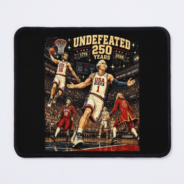 Item preview, 4th of July Basketball Undefeated Since 1776 250 designed and sold by elongatedjazz.