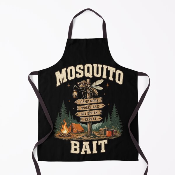 Item preview, Fuuny Camping Mosquito Bait Campfire for Vintage Camper Summer designed and sold by CF_VintageDesign.