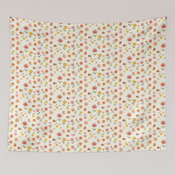 Item preview, Elegant minimalist floral pattern for backgrounds, textiles and decorative design designed and sold by AURØ Cat.