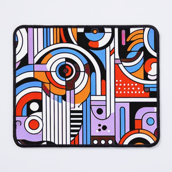 Item preview, Mid-Century Modern Blue And Lilac Geometric Pattern designed and sold by DEC02.