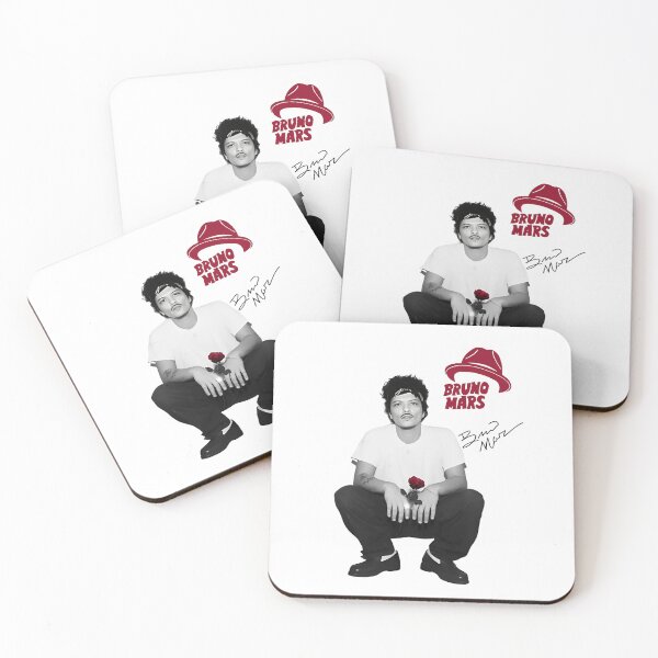 Item preview, Bruno Mars Crouching Silhouette with Red Rose designed and sold by Moonpaw-Whimsy.