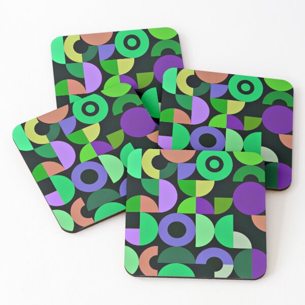 Item preview, Mid-Century Modern Retro Bauhaus Colorful Abstract Geometric Design designed and sold by DEC02.