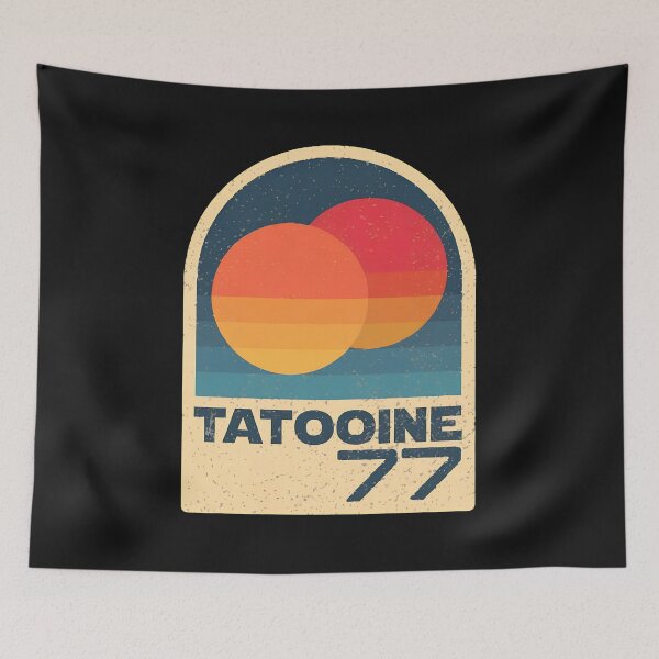 Item preview, Desert Planet Binary Sunset 77 Badge designed and sold by folk-4-arts.