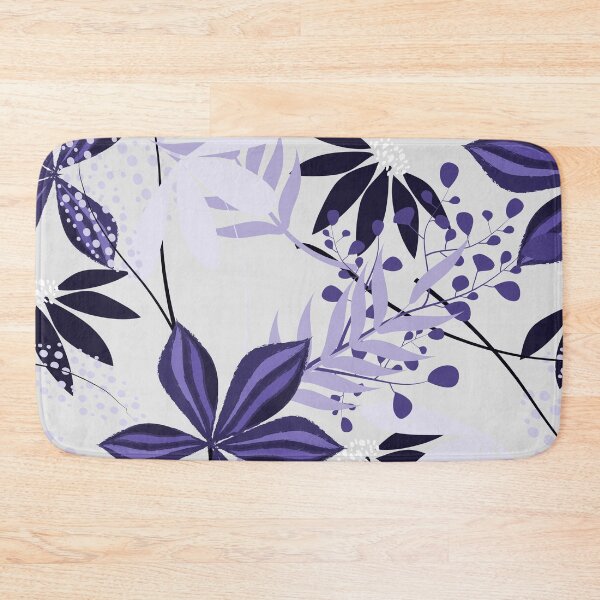 Item preview, Botanical Leaves Pattern – Pink Burgundy | Floral Seamless Surface Design designed and sold by 555Design.