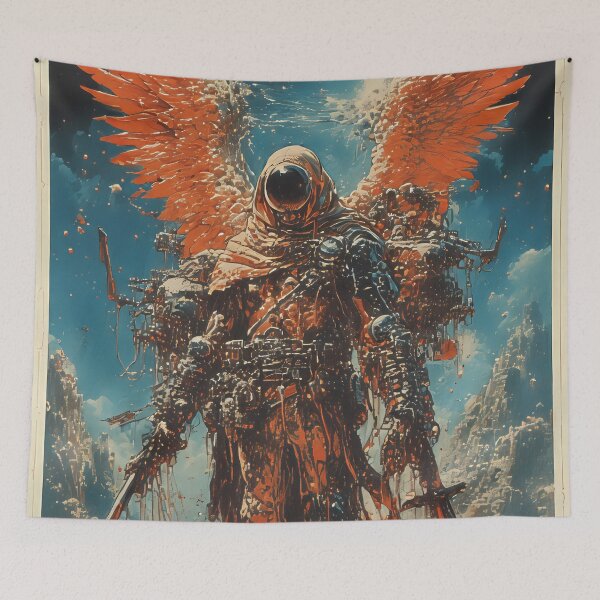 Item preview, vintage pulp art devil  designed and sold by aliraweb.