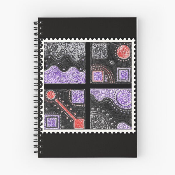Item preview, orbiting patterns dark hsl stamp colorful geometric abstract design designed and sold by SmashingDeals.