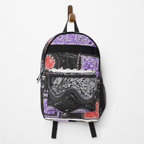 Item preview, orbiting patterns dark hsl stamp colorful geometric abstract design designed and sold by SmashingDeals.