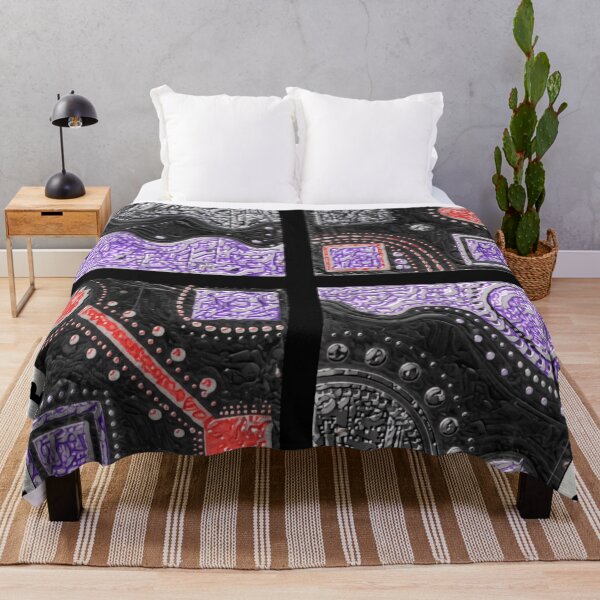 Item preview, orbiting patterns dark hsl stamp colorful geometric abstract design designed and sold by SmashingDeals.