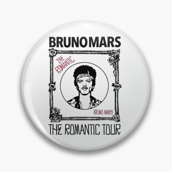 Item preview, Bruno Mars The Romantic Tour Vintage Portrait designed and sold by Moonpaw-Whimsy.