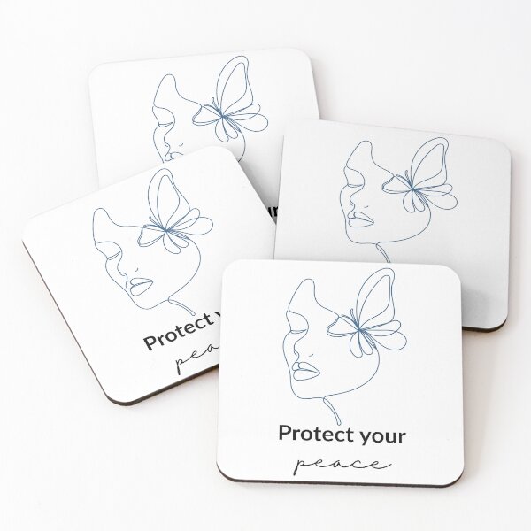 Item preview, Protect Your Peace Minimalist Aesthetic Typography designed and sold by Satech Creative Hands.