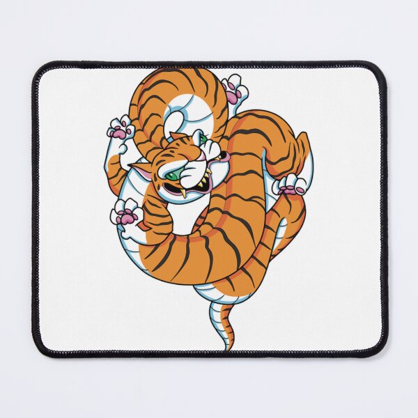 Item preview, Dynamic Swirly Tiger Dragon Japanese Inspired Illustration designed and sold by ARTBYKTANA.
