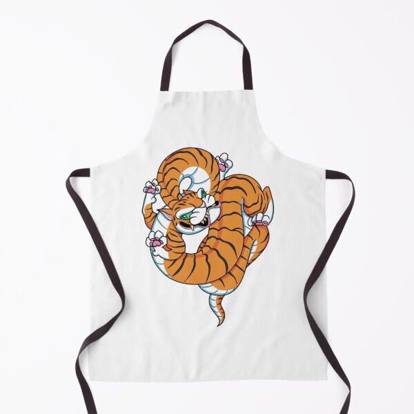 Item preview, Dynamic Swirly Tiger Dragon Japanese Inspired Illustration designed and sold by ARTBYKTANA.