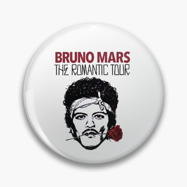 Item preview, Bruno Mars Face Silhouette with Rose in Mouth designed and sold by Moonpaw-Whimsy.