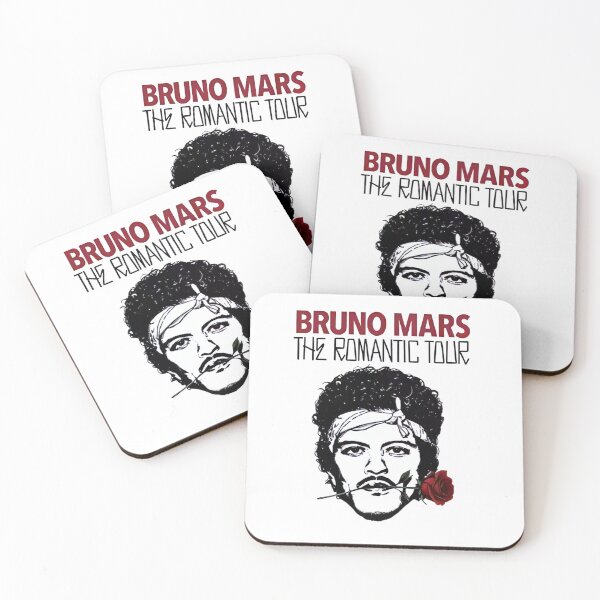 Item preview, Bruno Mars Face Silhouette with Rose in Mouth designed and sold by Moonpaw-Whimsy.