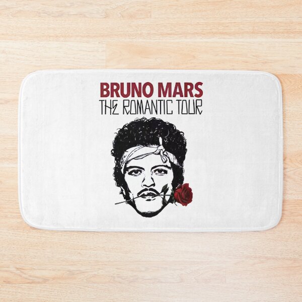 Item preview, Bruno Mars Face Silhouette with Rose in Mouth designed and sold by Moonpaw-Whimsy.