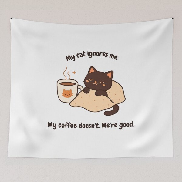 Item preview, My Cat Ignores Me, My Coffee Doesn't designed and sold by AustralArt.