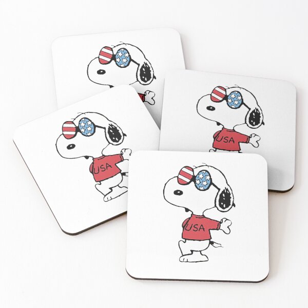 Item preview, Snoopy USA Patriotic Flag Sunglasses designed and sold by Moonpaw-Whimsy.