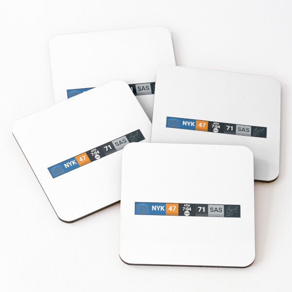 Item preview, Ny Knicks - Spurs 4th Game Scoreboard designed and sold by Qellus-Style.