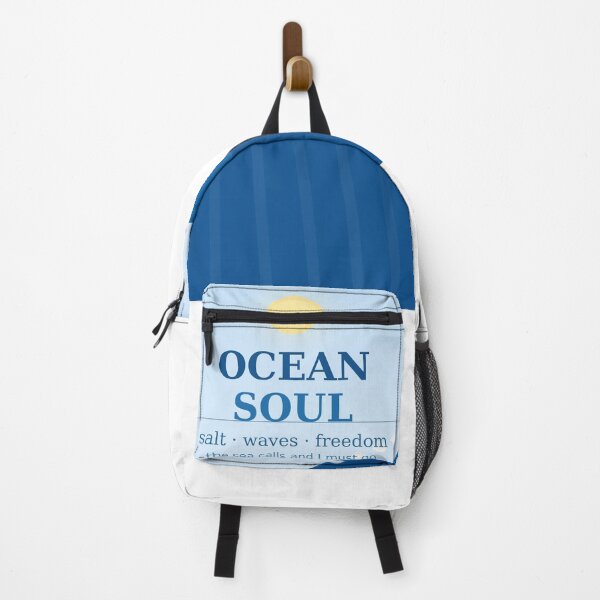Item preview, Ocean Soul — Minimalist Wave Beach Art Print Poster designed and sold by Stekooo.
