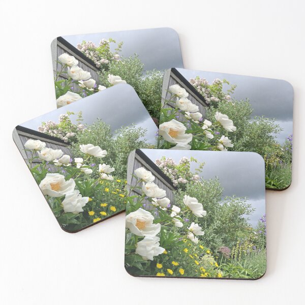 Item preview, Garden Border In The Rain designed and sold by wiggyofipswich.