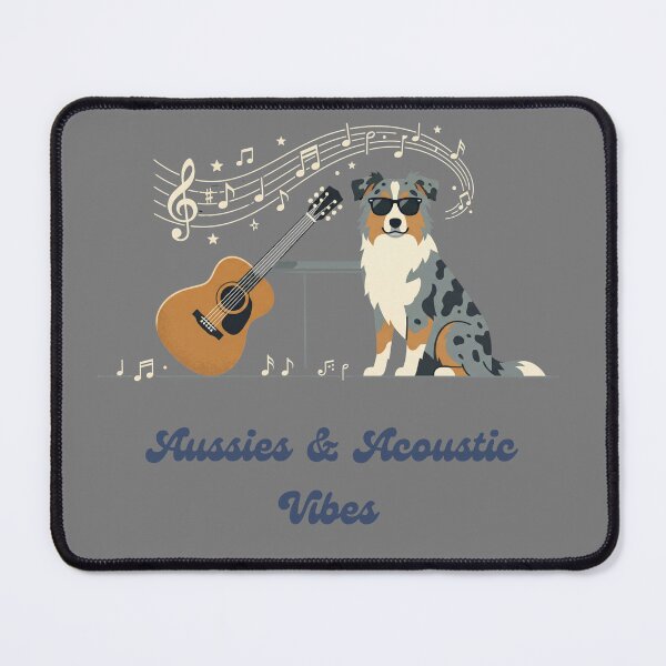 Item preview, Australian Shepherd Music Lover Guitar designed and sold by SW Shop.