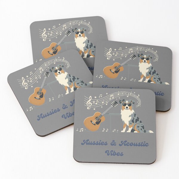 Item preview, Australian Shepherd Music Lover Guitar designed and sold by SW Shop.