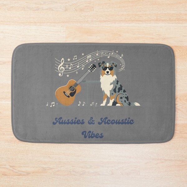 Item preview, Australian Shepherd Music Lover Guitar designed and sold by SW Shop.