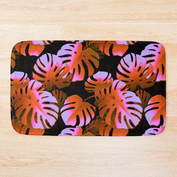 Item preview, Tropical Orange-Mango-Hues Palm Leaves Pattern designed and sold by DEC02.