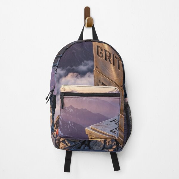 Item preview, Summit Achieved Mountain Monument - GRIT Discipline Focus Victory Wall Art designed and sold by RAMHEARTS.